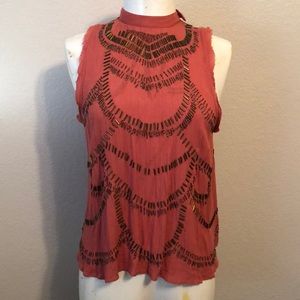 Free People beaded top